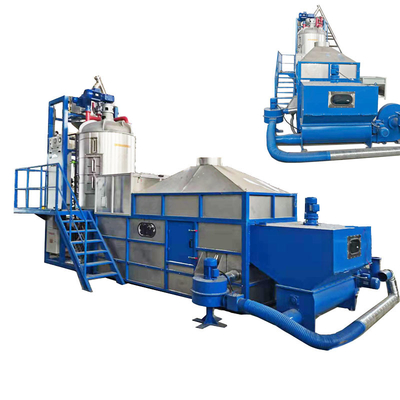 kualitas  EPS Polystyrene Beads Foam Batch Pre Expander Automatic pabrik