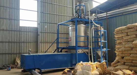 Blue PLC Dikendalikan Densitas EPS busa Batch Pre Expander Komputerisasi