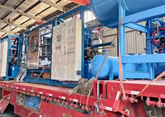Mesin Cetak Blok Polystyrene EPS Dengan Kontrol PLC
