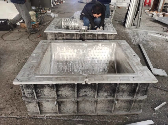 Cetakan EPS paduan aluminium yang disesuaikan dengan sistem ventilasi dan pendinginan untuk produk busa