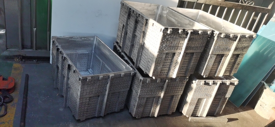 Menghemat Energi Customized Aluminium Alloy EPS Cetakan Untuk Produksi Kotak EPS