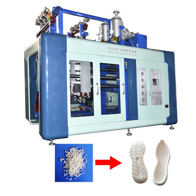 ETPU Mesin Polyurethane Termoplastik Terluas Otomatis 380V Sepatu Soles Molding