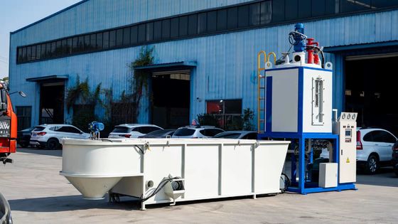 EPS EPU Membungkus Batch Pre Expander Mesin Dengan Fluidized Dry Bed Outsole Dari Cina Otomatis