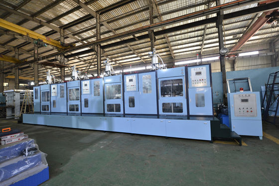 Mesin cetakan bentuk otomatis 380V ETPU untuk alas sepatu olahraga yang disesuaikan