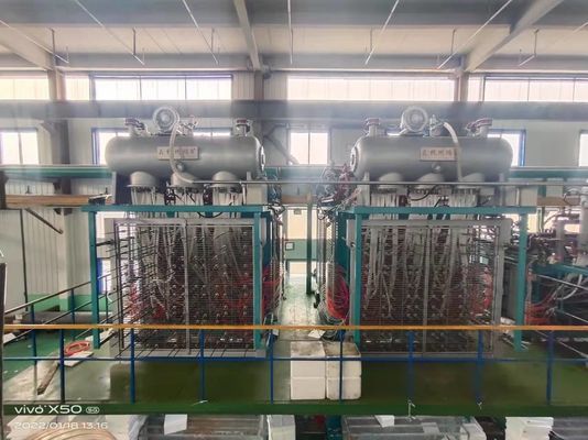 Mesin cetakan bentuk Eps kotak kemasan busa otomatis untuk ikan dan buah-buahan