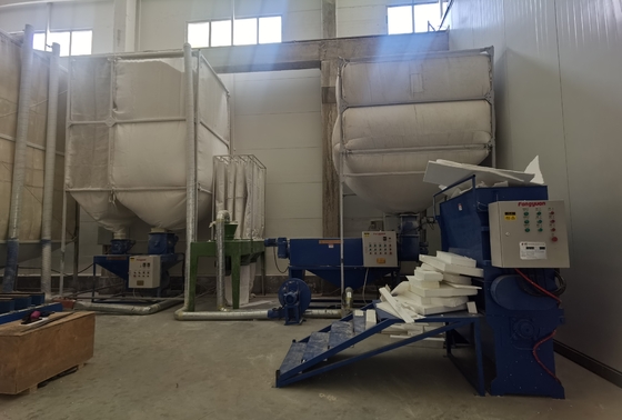 Mesin Sistem Daur Ulang Scrap EPS 1840x680x1900mm manik-manik