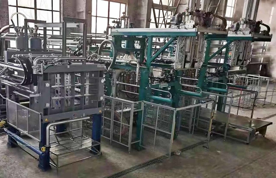 kompak Polystyrene busa bentuk sistem cetakan tanpa usaha cetakan pembukaan dan ejeksi