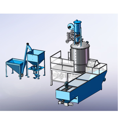 Efisiensi Tinggi Eps Pre Expander Mesin Produksi Flame Retardant Polystyrene Manik-manik