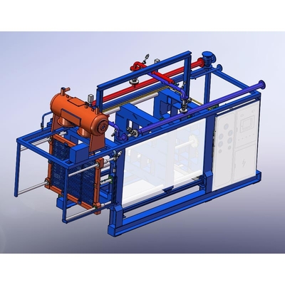 Thermocol EPS Shape Moulding Machine untuk produksi busa EPS yang konsisten