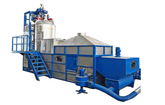 Otomatis EPS Batch Pre Foaming Mesin Polystyrene diperluas