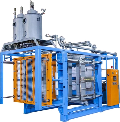 Automatic Material Feeding EPS Shape Moulding Machine Line Produksi Untuk Pembuatan Kotak Polystyrene