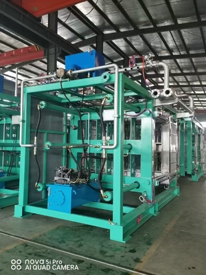 Otomatis EPS Mesin busa Ikan Sayuran Buah Kotak Membentuk Produksi Line