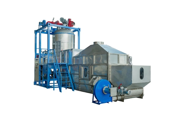 Otomatis EPS Polystyrene Foam Batch Mesin Membungkus Biji