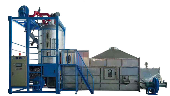 High Precision EPS Raw Material Batch Pre Expander Mesin