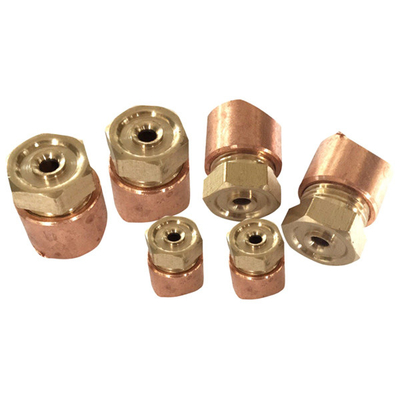 Suku Cadang Mesin Tembaga Kuningan Pipa Air Uap Atomizing Nozzle