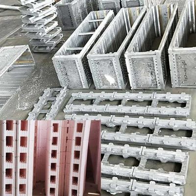 Aluminium Alloy Customized EPS Mould Untuk Membangun Bata Busa