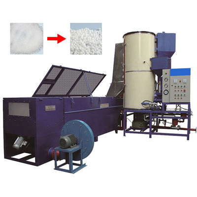 EPS EPU Otomatis Membungkus Batch Pre Expander Machine Dengan Outsole Tempat Tidur Kering Fluidized Dari Cina