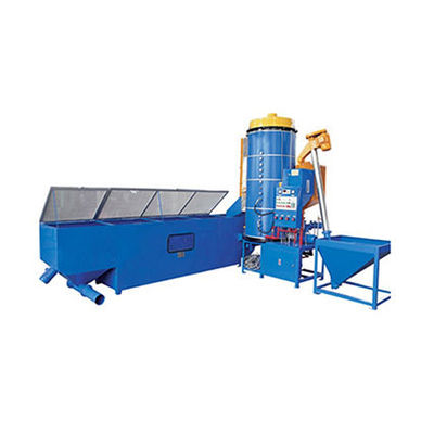 EPS EPU Otomatis Membungkus Batch Pre Expander Machine Dengan Outsole Tempat Tidur Kering Fluidized Dari Cina