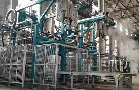 Menghemat energi EPS Mesin cetakan bentuk dan pembuatan busa khusus untuk kotak ikan