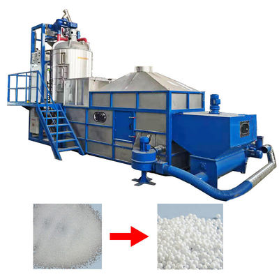 Menghemat energi Eps Mesin pembuatan busa Polystyrene Expansion Beads Mesin pembuatan aman dikendalikan