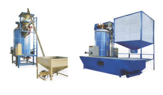 EPS Continuous Batch Pre Expander yang dibuat oleh Hirsch Technology