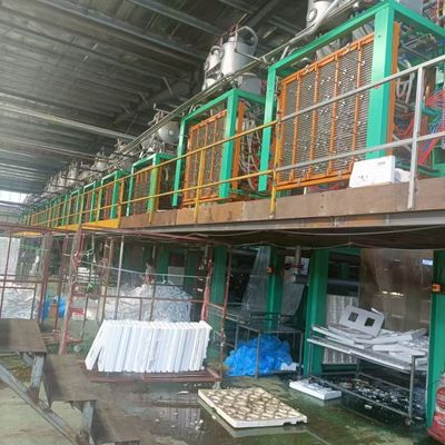 Styrofoam Polystyrene Bangunan EPS busa Molding Machine penuh otomatis