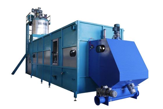 Mesin Prefoaming EPS Kontinuus Dengan Produktivitas Bahan Baku Tinggi