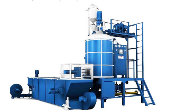 High Density EPS Batch Pre Expander Foam Making Machine Line Produksi